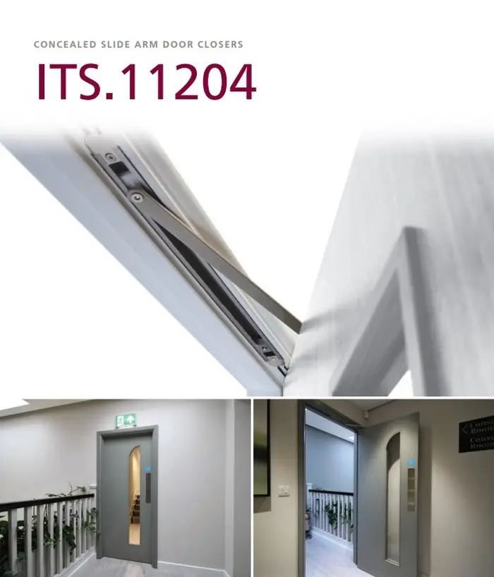 ITS.11204.2.5 Concealed Standard Rail Cam Action Door Closer - Image 3