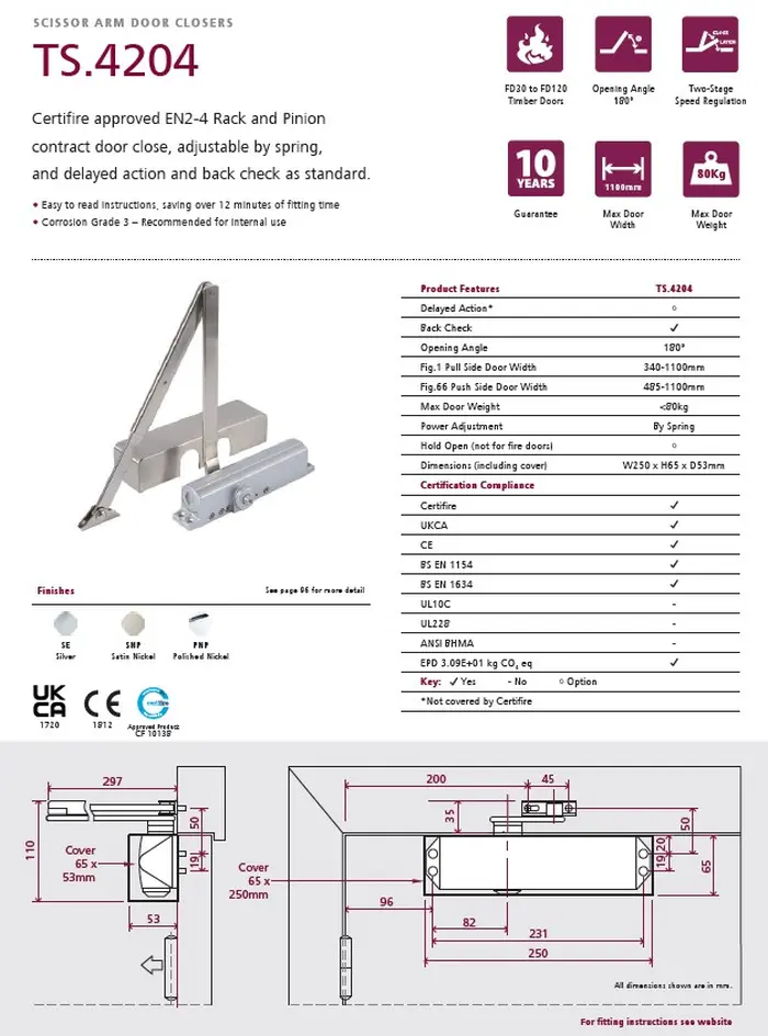 TS.4204 Door Closer - Image 3