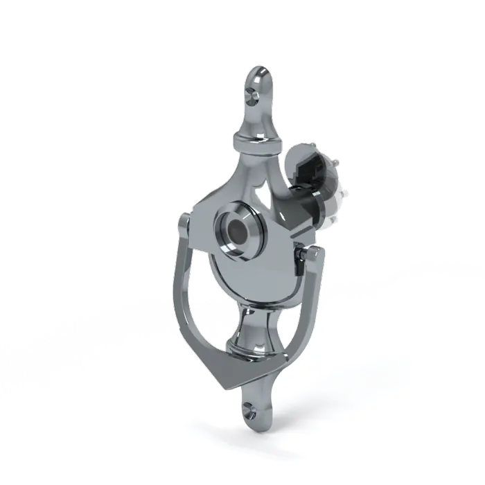 Door Knocker and Viewer Set, Urn Style (Includes Intumescent)