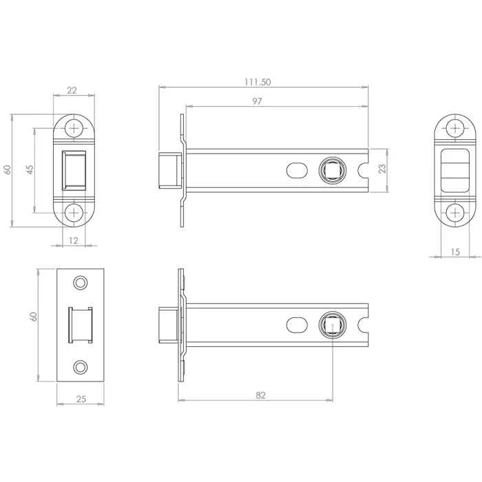 Heavy Duty Tubular Latches - Image 4