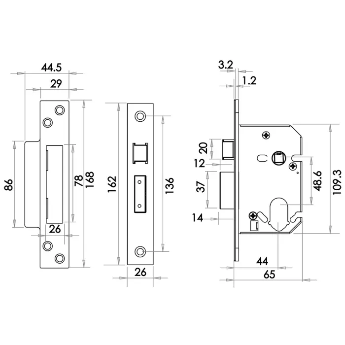 Oval Profile Sashlocks - Image 3