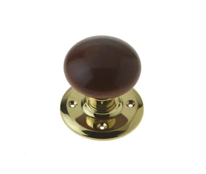 Dark Wood Door Knobs