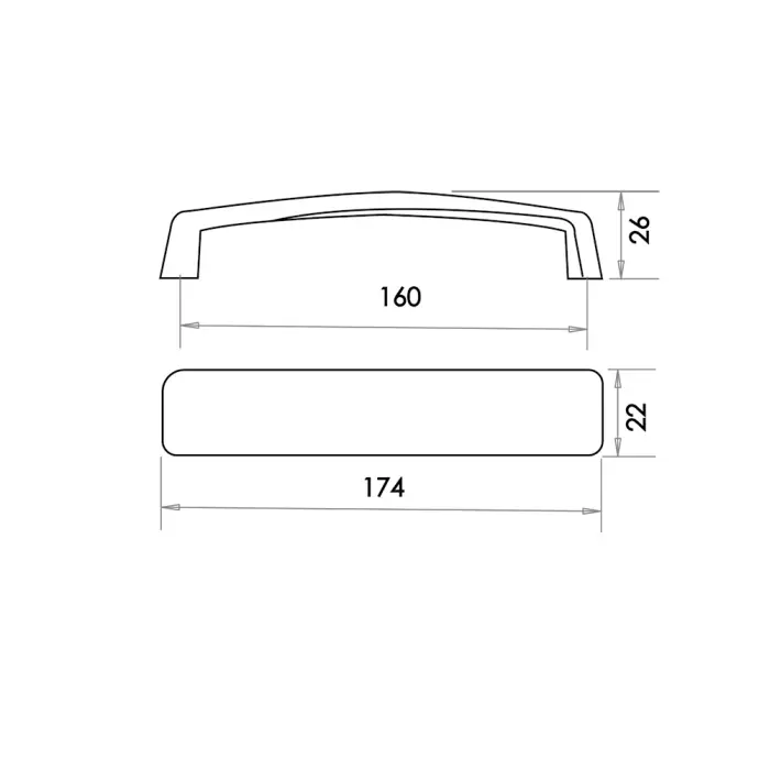 Twist Kitchen Cabinet handles - Image 3