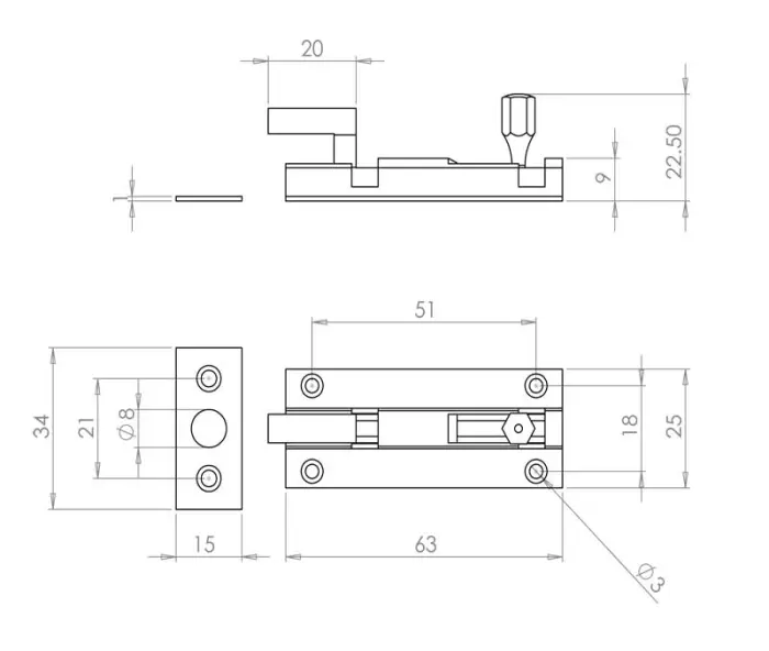 Brass Necked Barrel Bolts - Image 4