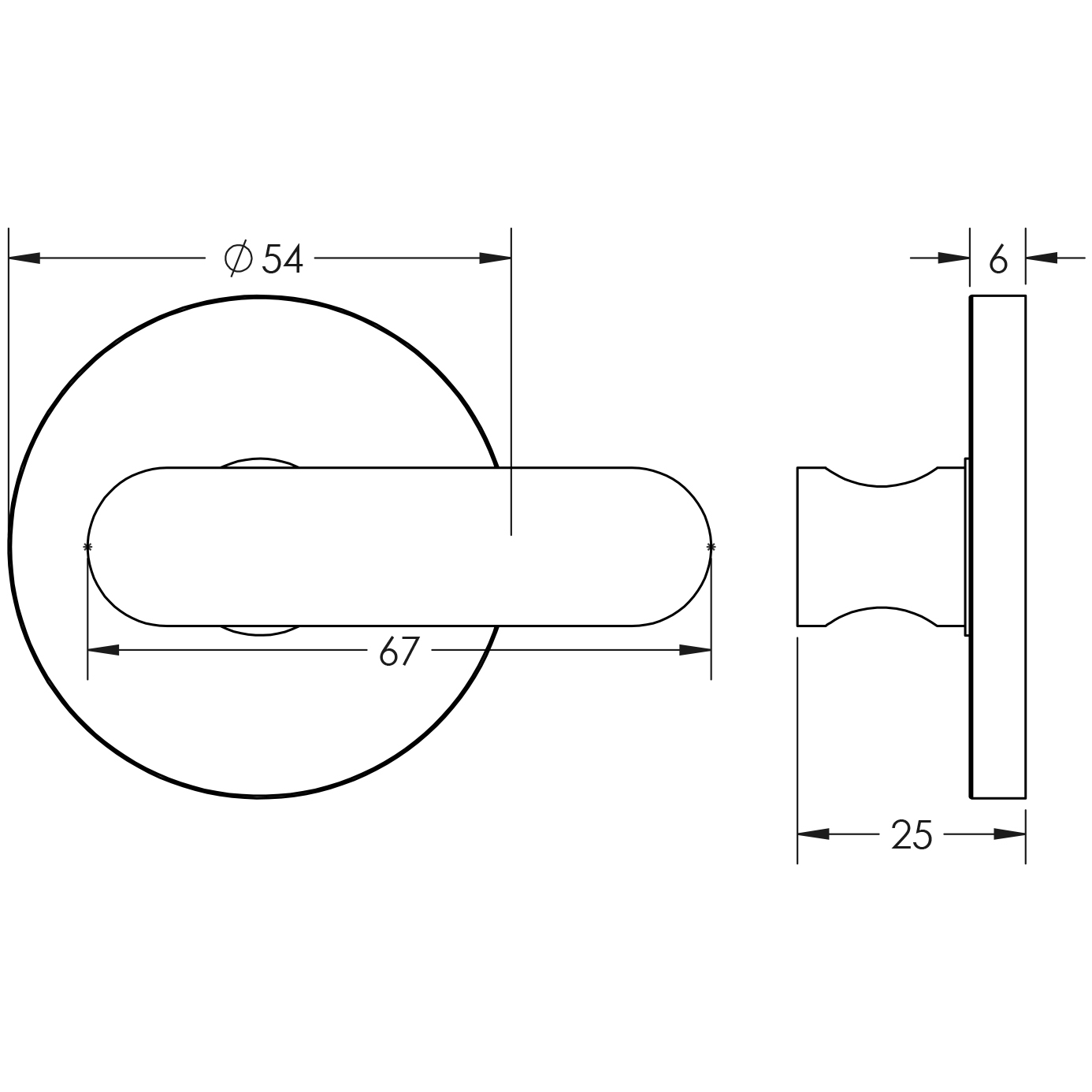 Frelan Hardware CRES CR-803 Thumb Turn & Lock - Image 2