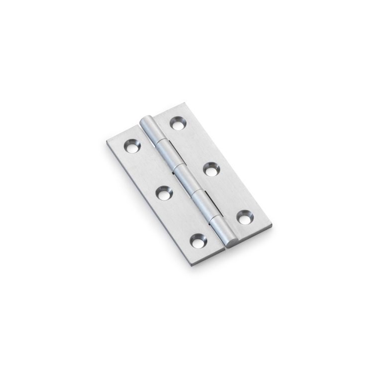 Heavy Pattern Solid Brass Cabinet Butt Hinge - Pair