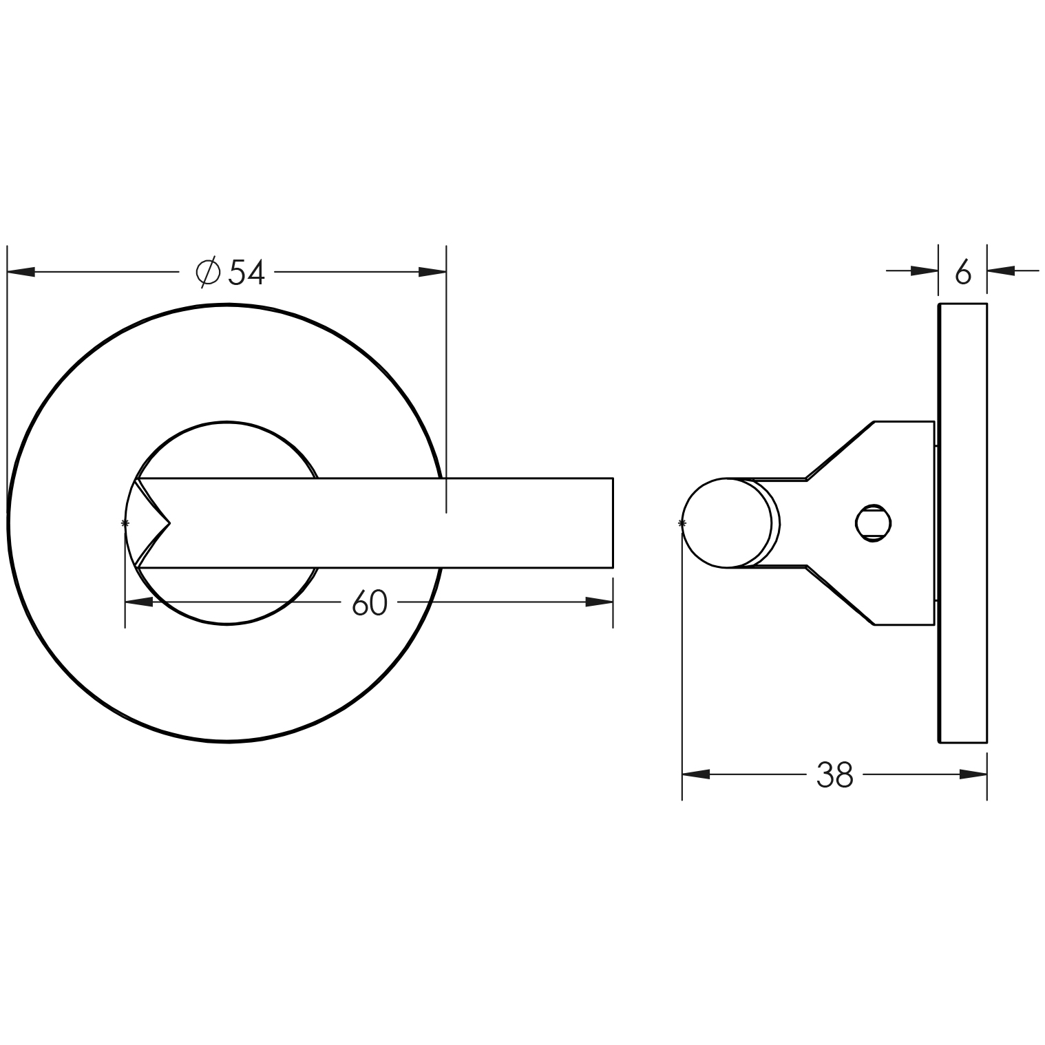 Frelan Hardware CRES CR-804 Thumb Turn & Lock - Image 2