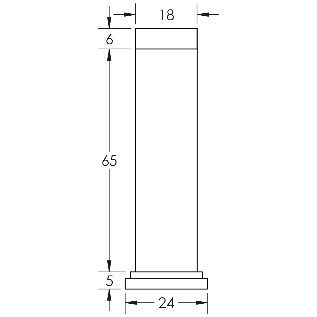 Frelan Hardware CRES Wall Mounted Door Stop - Image 2