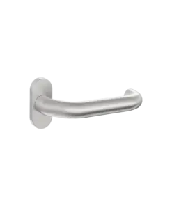EN 179 Four + Lever Handles & Escutcheons to suit SVP 6000 Locks Narrow Stile Doors