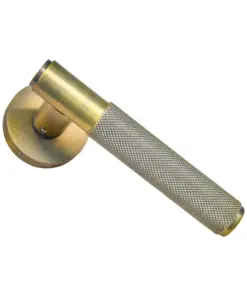 Alternative view of Diamond Knurled Door Handle - 131mm