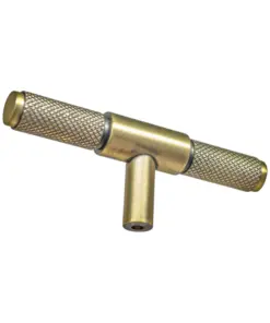 Alternative view of Diamond Knurled T Cabinet Handle - 95mm
