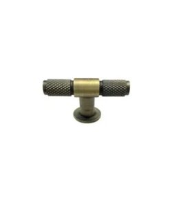 Alternative view of Diamond Knurled T Cabinet Knob- 50mm
