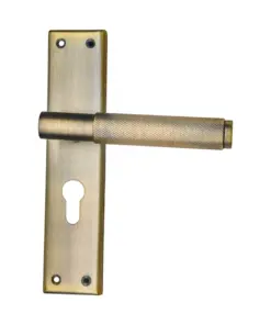 Diamond Knurled Backplate Handle 204mm – M481 Series