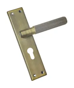 Alternative view of Diamond Knurled Backplate Handle 204mm – M501 Series