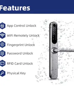 EA 215 Slim Line Smart Digital Lock for UPVC, Composite, Wooden & Aluminium Doors