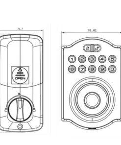 EA 232 Digital Lock Deadbolt