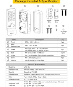EALF23-HL Smart Digital Lock for Cabinet & Lockers